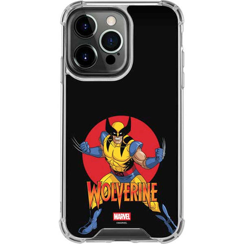Marvel X-Men Wolverine iPhone 14 Pro Clear Case